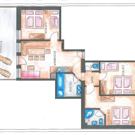 Apartmán Seetals Wohnwelt